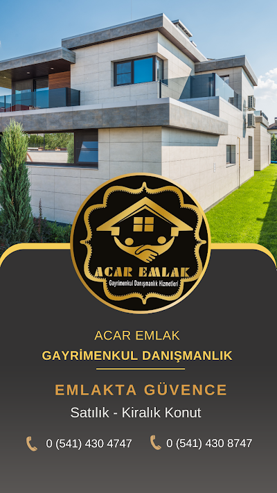 ACAR EMLAK DANIŞMANLIK HİZMETLERİ