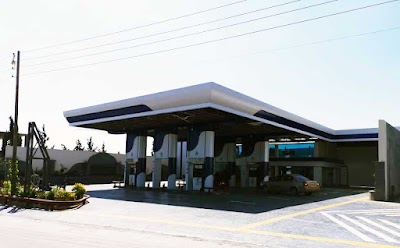 Modern gas station