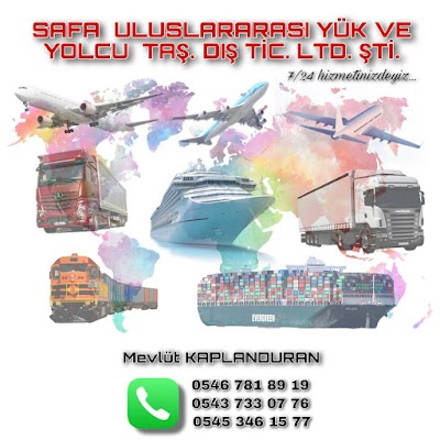 Safa uluslararası yük ve yolcu taşımacılığı dış ticaret limited şirketi